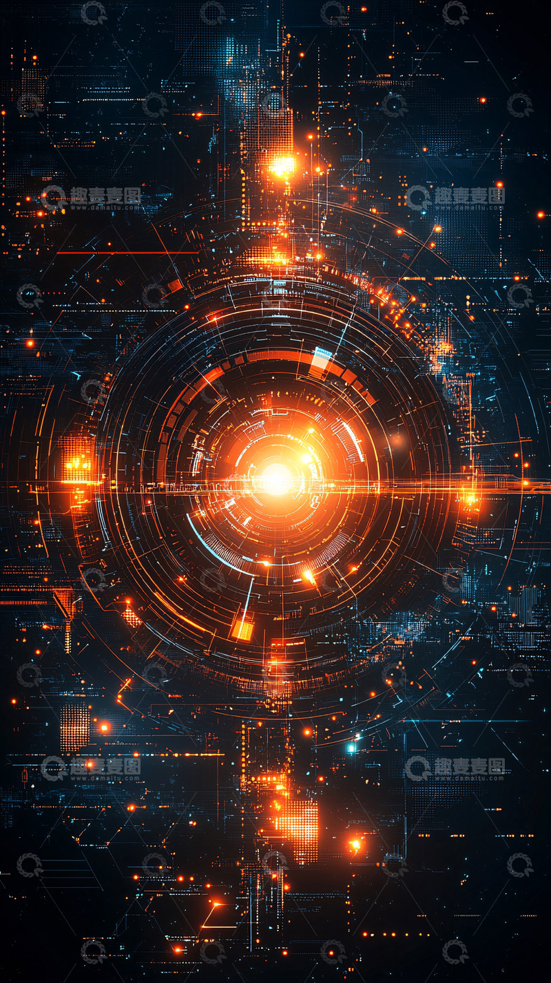 高清大图下载【趣麦麦图】科技感炫酷光效