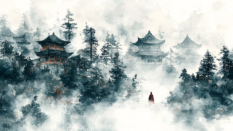 高清大图下载【趣麦麦图】水墨画