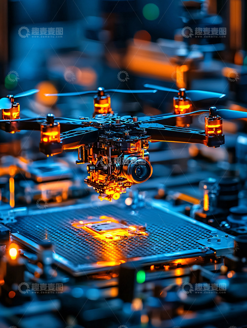 高清大图下载【趣麦麦图】无人机高清特写