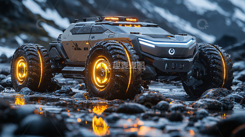 高清大图下载【趣麦麦图】未来感越野车