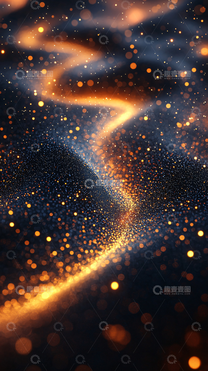 高清大图下载【趣麦麦图】流光溢彩的粒子宇宙