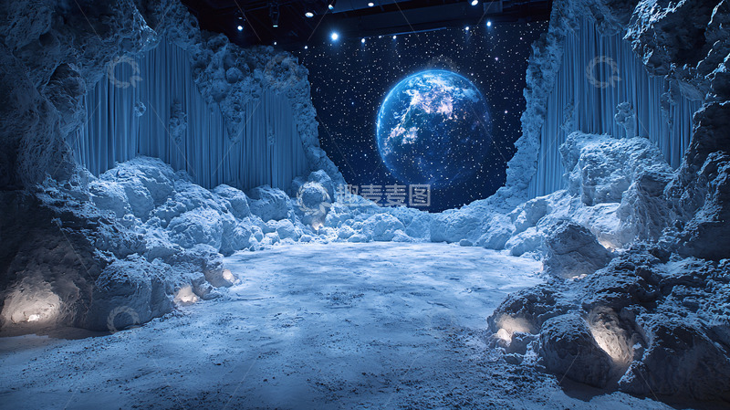 高清大图下载【趣麦麦图】冰雪星球场景
