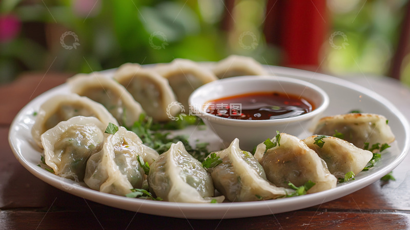 高清大图下载【趣麦麦图】煎饺