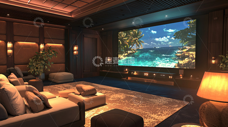 高清大图下载【趣麦麦图】高端家庭影院