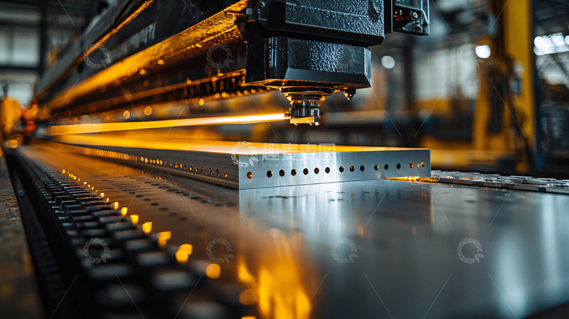 高清大图下载【趣麦麦图】金属加工激光切割