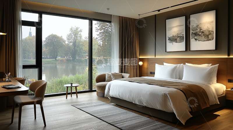 高清大图下载【趣麦麦图】酒店房间
