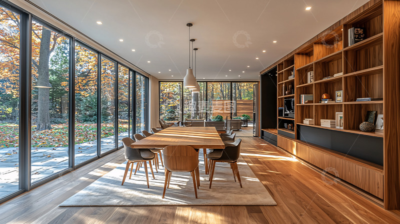 高清大图下载【趣麦麦图】现代简约餐厅设计