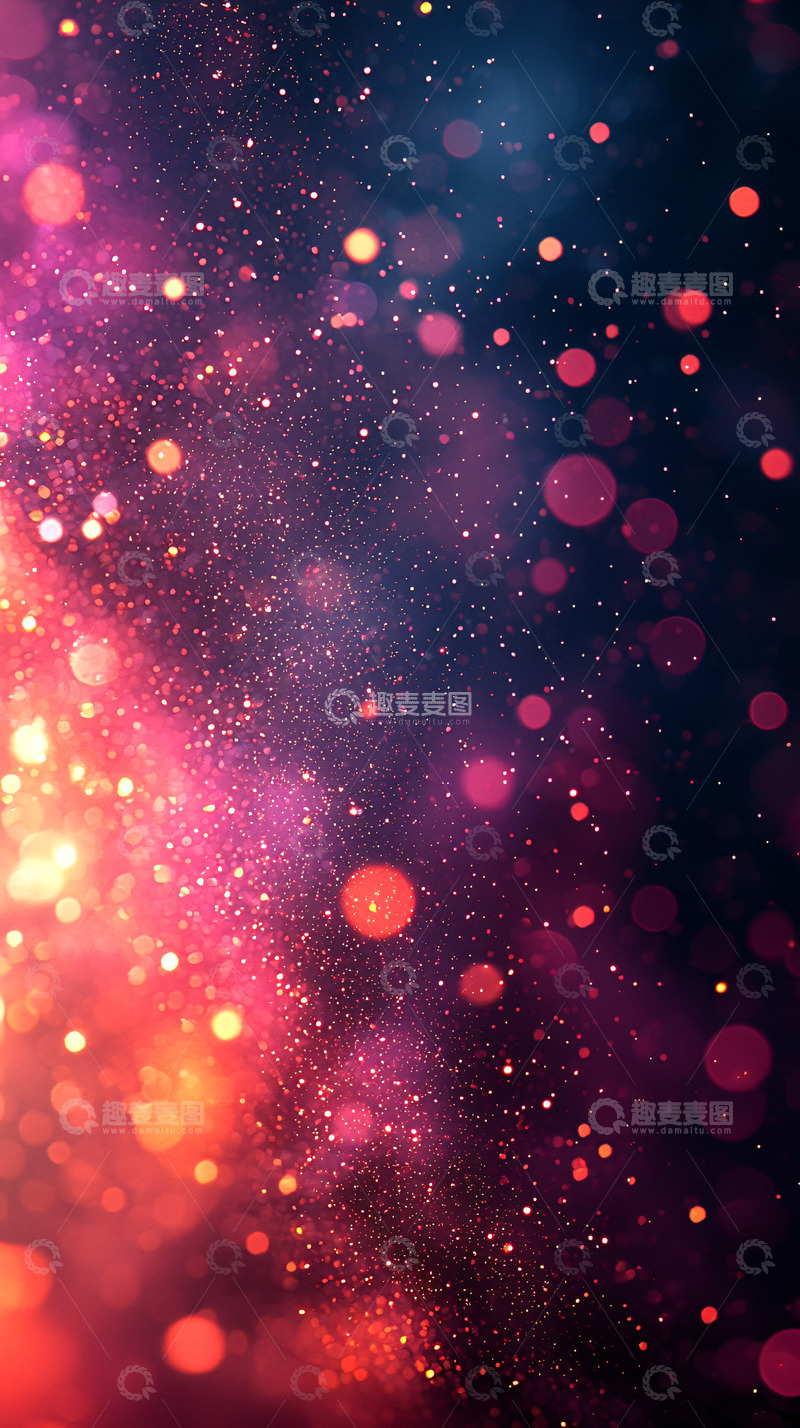 高清大图下载【趣麦麦图】星空光斑梦幻背景