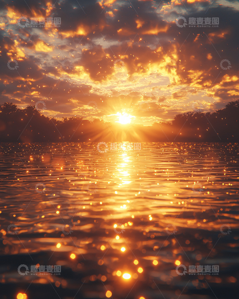 高清大图下载【趣麦麦图】日落