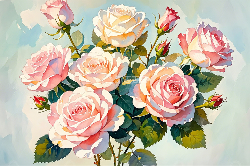 高清大图下载【趣麦麦图】情人节玫瑰花10