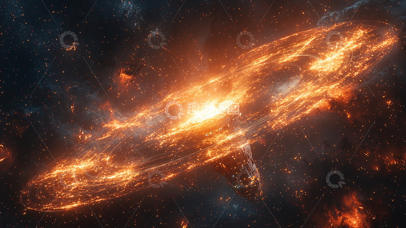 高清大图下载【趣麦麦图】燃烧的宇宙星云