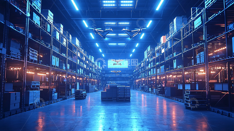 高清大图下载【趣麦麦图】科技感仓库