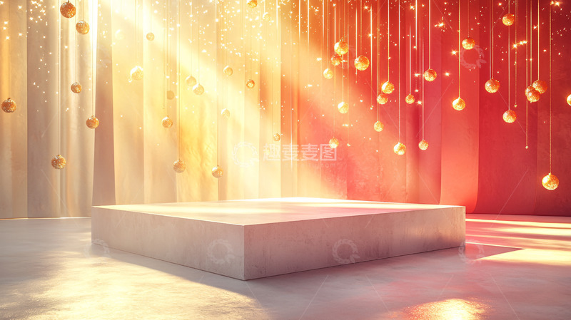 高清大图下载【趣麦麦图】光影舞台背景