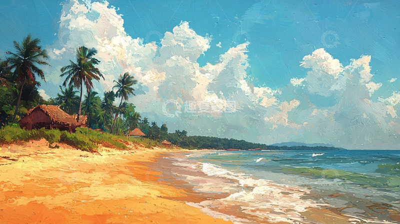 高清大图下载【趣麦麦图】热带海滩风景