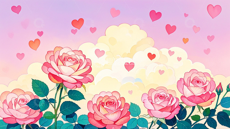 高清大图下载【趣麦麦图】情人节玫瑰花14