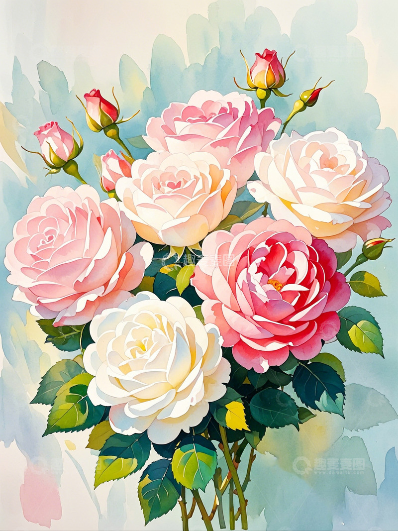 高清大图下载【趣麦麦图】情人节玫瑰花11