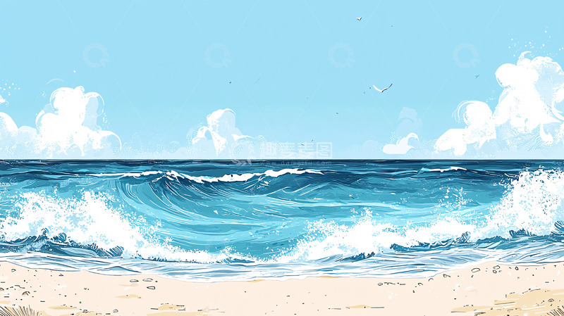 高清大图下载【趣麦麦图】海边风景