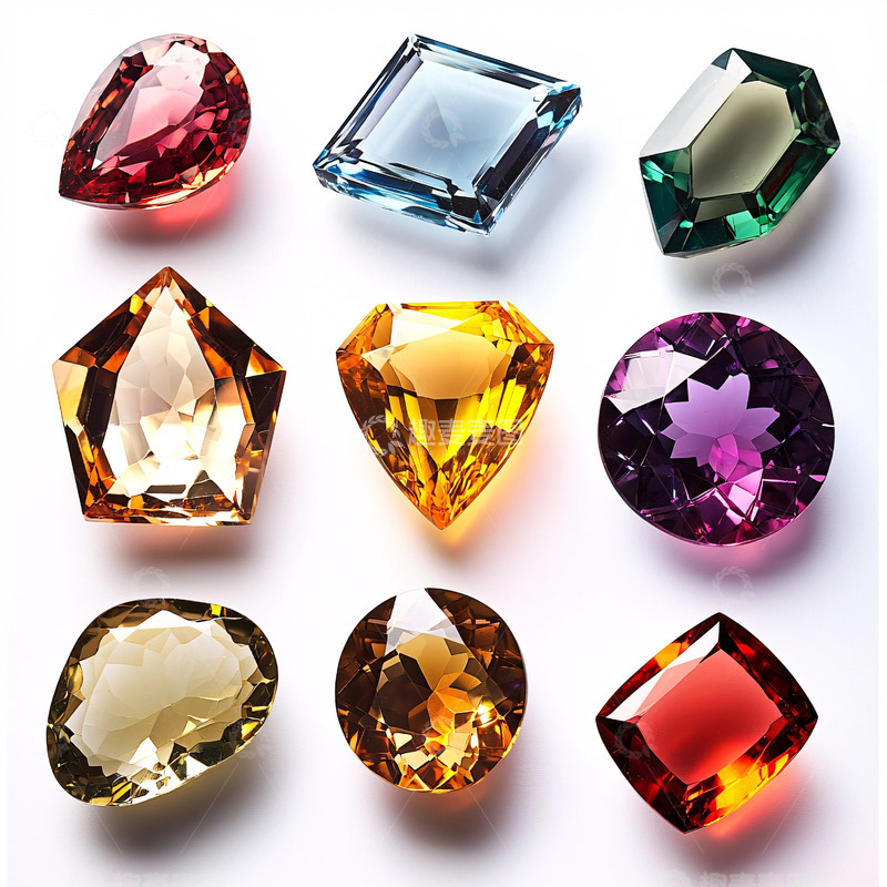 高清大图下载【趣麦麦图】彩色宝石