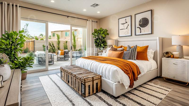 高清大图下载【趣麦麦图】现代简约卧室设计12