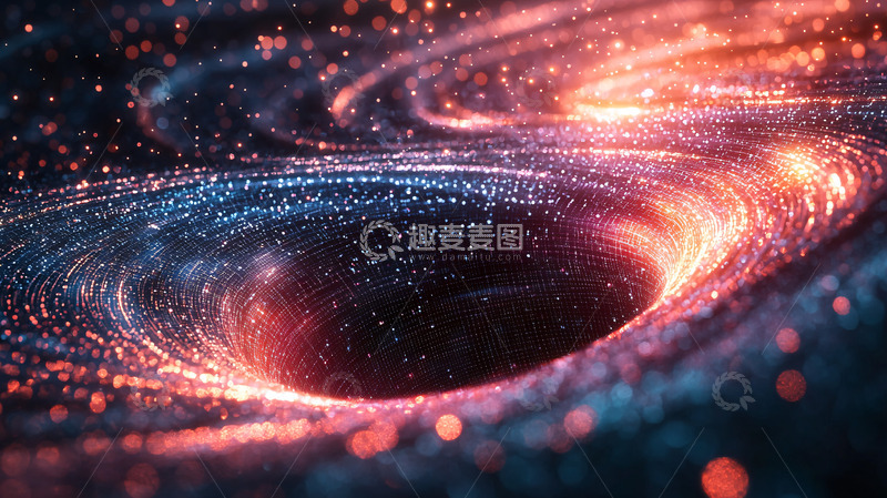 高清大图下载【趣麦麦图】宇宙星云黑洞漩涡