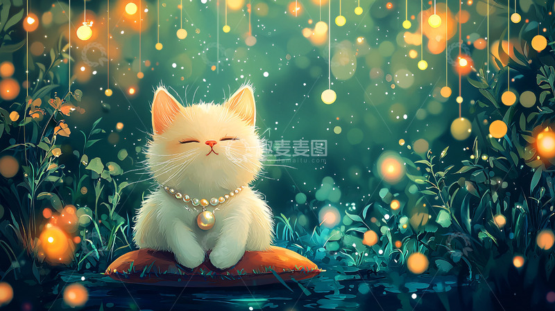 高清大图下载【趣麦麦图】梦幻猫咪