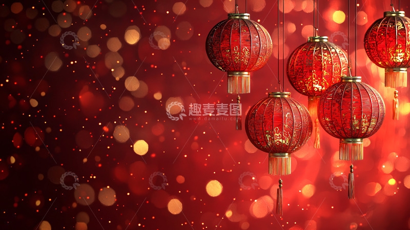 高清大图下载【趣麦麦图】红色灯笼