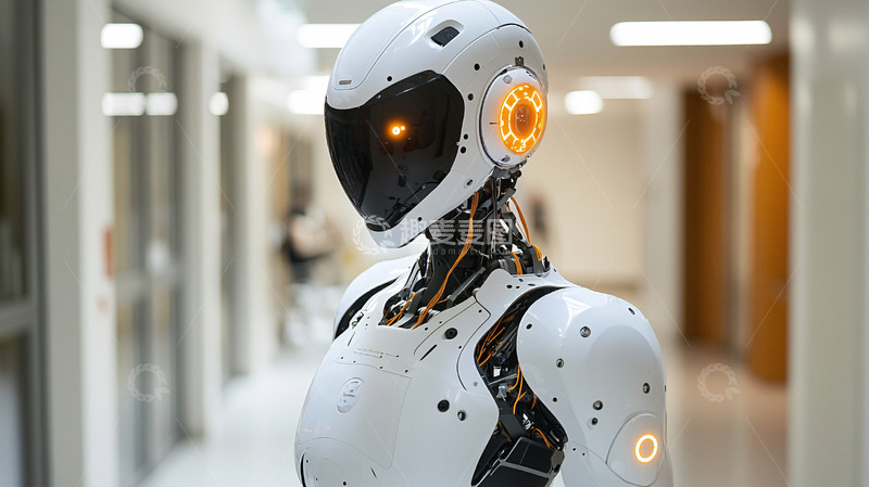 高清大图下载【趣麦麦图】未来感机器人