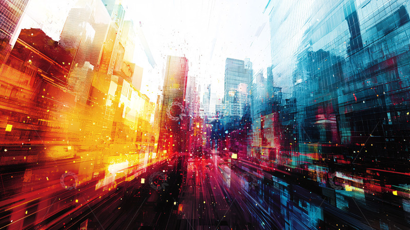 高清大图下载【趣麦麦图】梦幻都市夜景