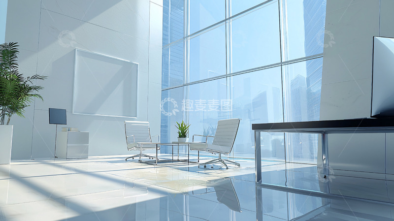 高清大图下载【趣麦麦图】现代化明亮办公室