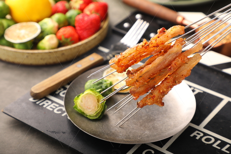 高清大图下载【趣麦麦图】东北烧烤炭烤胸口