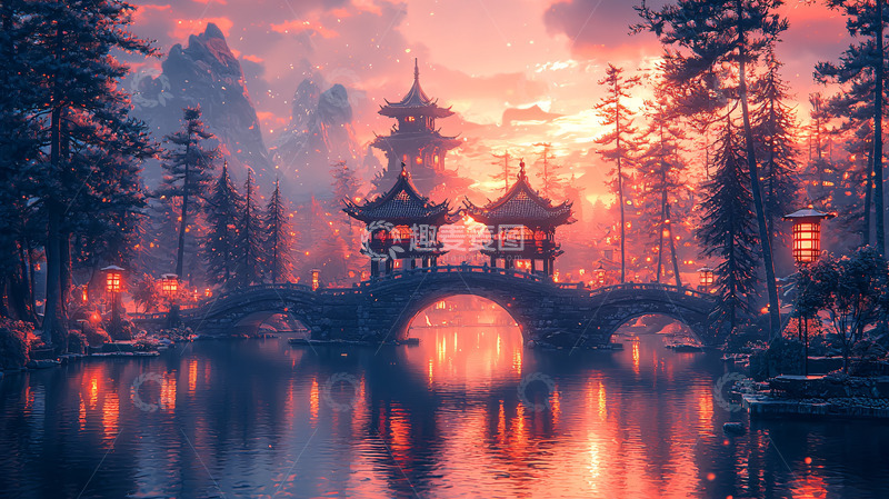 高清大图下载【趣麦麦图】唯美中国风意境图