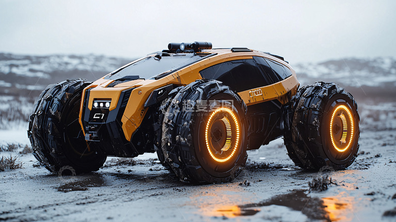 高清大图下载【趣麦麦图】未来感越野车