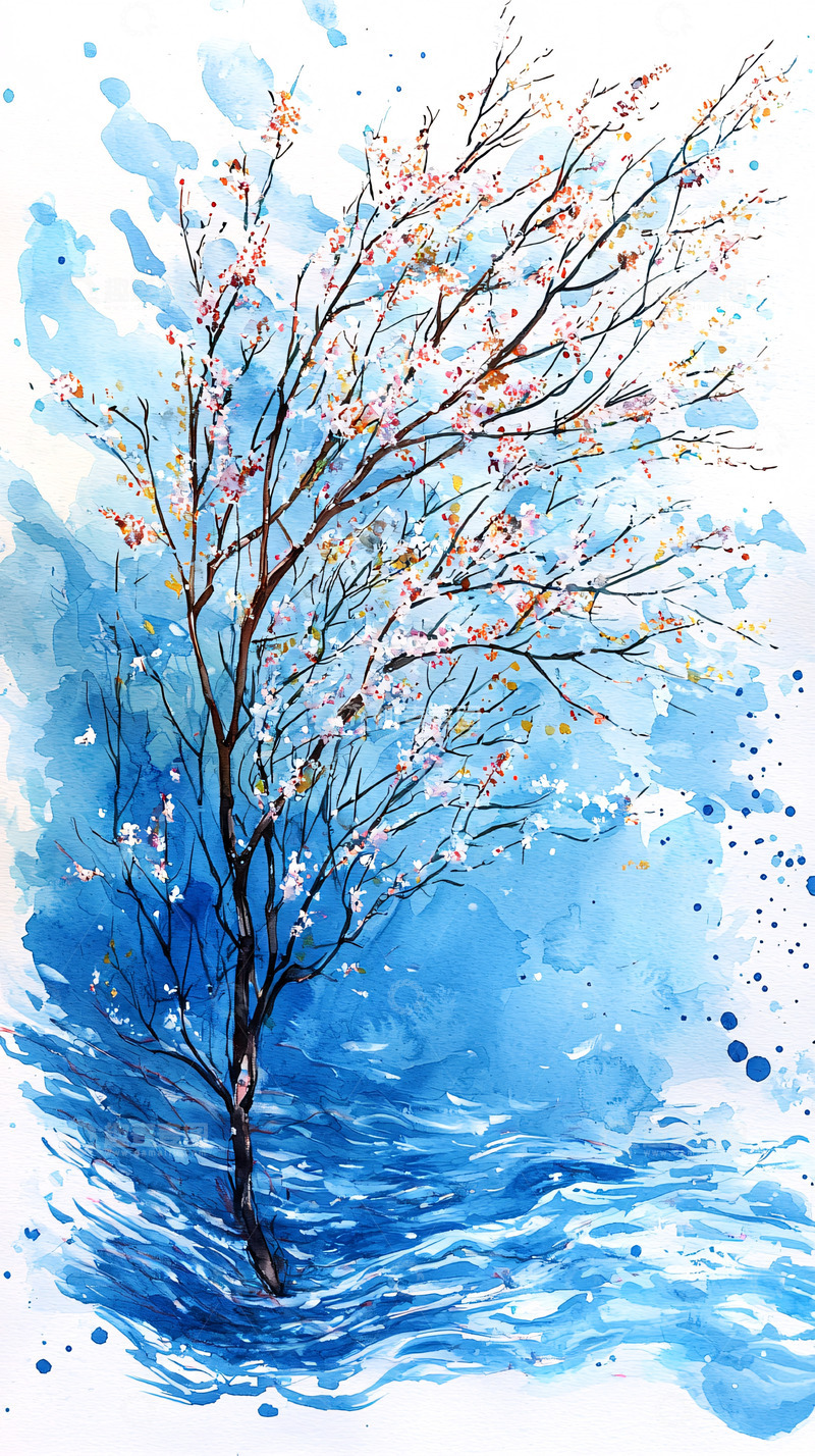 高清大图下载【趣麦麦图】水彩画