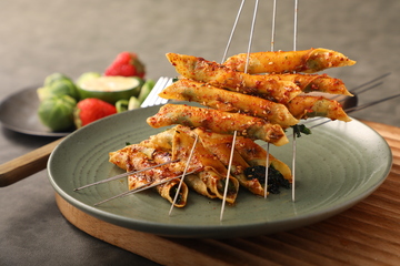 东北烧烤炭烤干豆腐卷1