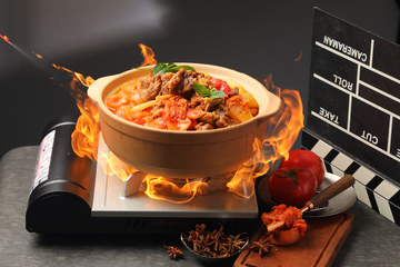 茄汁泡菜牛腩煲1