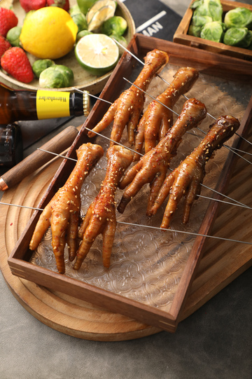 东北烧烤蒜香烤凤爪1