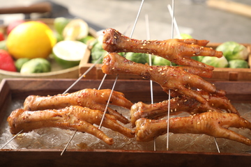 东北烧烤蒜香烤凤爪