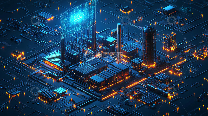 高清大图下载【趣麦麦图】未来科技工厂
