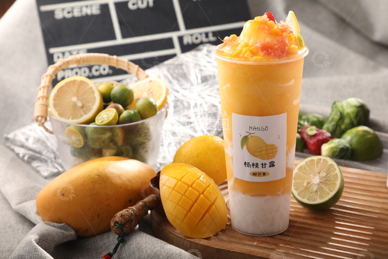 高清大图下载【趣麦麦图】杨枝甘露饮品摄影图