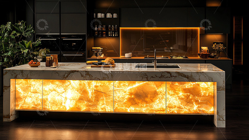 高清大图下载【趣麦麦图】高端大气现代厨房