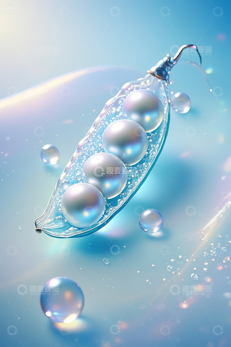 高清大图下载【趣麦麦图】梦幻型豌豆荚