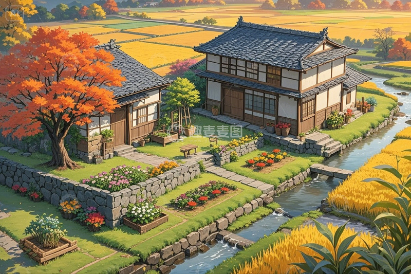 高清大图下载【趣麦麦图】-田园风光，无限好！