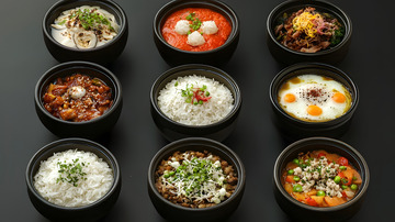 种类繁多石锅饭