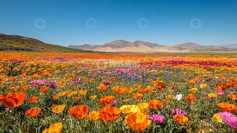 高清大图下载【趣麦麦图】彩色花海