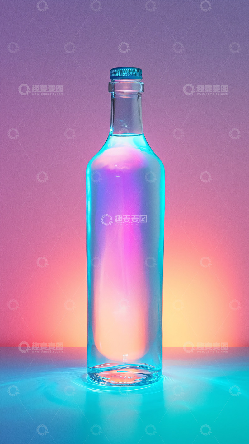 高清大图下载【趣麦麦图】透明玻璃瓶