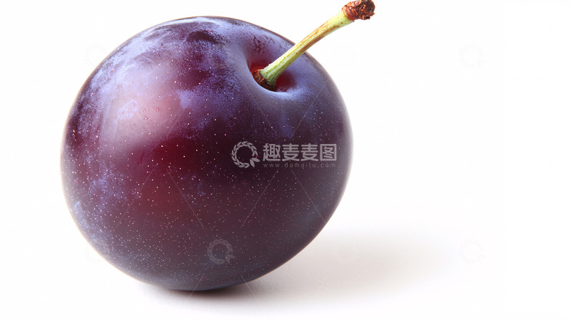 高清大图下载【趣麦麦图】单个紫色李子