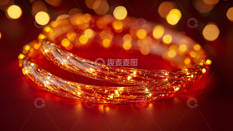 高清大图下载【趣麦麦图】金光闪闪的黄金手镯