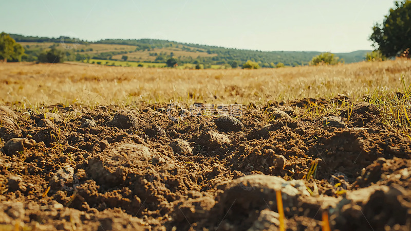 高清大图下载【趣麦麦图】田野耕地近景