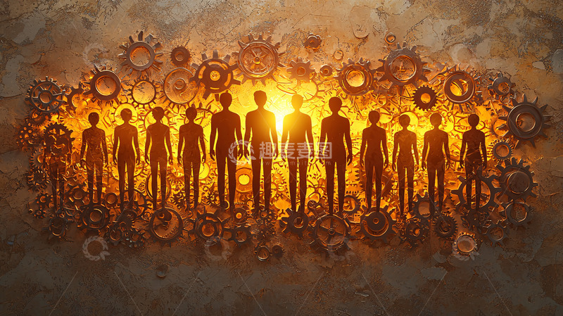 高清大图下载【趣麦麦图】团队合作