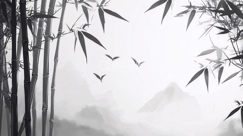 高清大图下载【趣麦麦图】水墨画